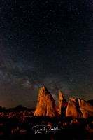 3 Pinnacles and Milky Way