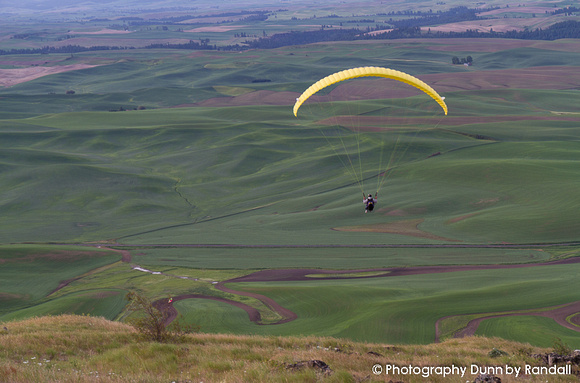 Paraglider at Steptoe Butte